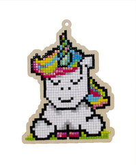 Wizardi Wood. Rainbow Unicorn WDP293 hind ja info | Teemantmaalid, teemanttikandid | kaup24.ee