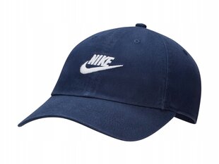 NIKE COTTON HAT FB5368-410 темно-синий S/M цена и информация | Мужские шарфы, шапки, перчатки | kaup24.ee