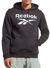 Мужские REEBOK BLUFF WITH A KAPTURE 10005029090 кенгуру хлопок черный S цена и информация | Мужские толстовки | kaup24.ee