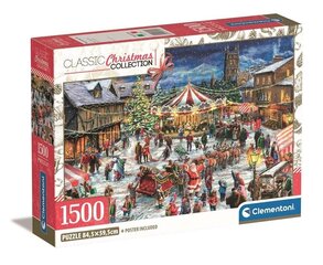 Пазл с праздниками Clementoni The Christmas Fair 2024, 1500 д. цена и информация | Пазлы | kaup24.ee