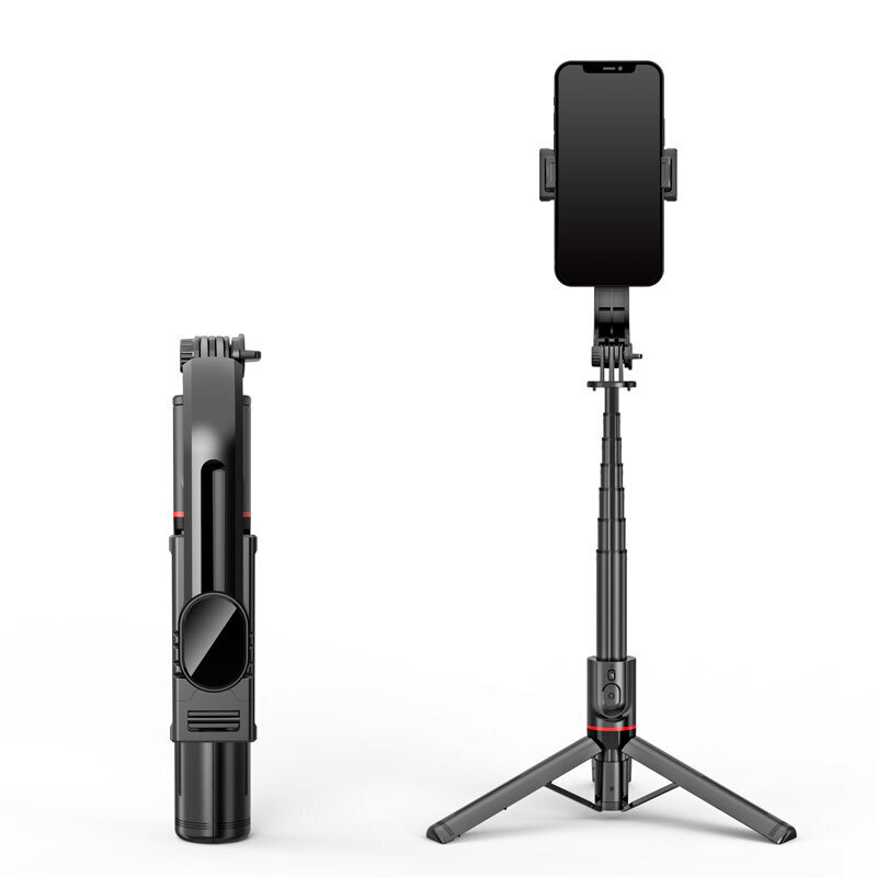 Seek Toti Seek Toti Selfie Stick with Lightweight Bracket Tripod L12-B, Black (Black) hind ja info | Mobiiltelefonide hoidjad | kaup24.ee