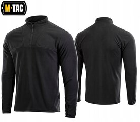 Meeste polaarkampsun M-Tac Delta Fleece, Must цена и информация | Мужские толстовки | kaup24.ee