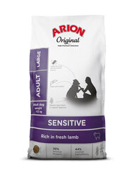 Arion Original Sensitive Adult для взрослых собак крупных пород с ягнятиной, 12 кг цена и информация | Сухой корм для собак | kaup24.ee