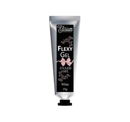 Küünegeel Elisium Flexy Gel White, 25g hind ja info | Küünelakid, küünetugevdajad | kaup24.ee