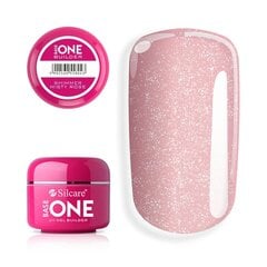 Ehitusgeel küüntele Silcare Base One, Shimmer Misty Rose, 50 g hind ja info | Küünelakid, küünetugevdajad | kaup24.ee