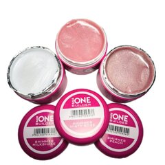 Ehitusgeel küüntele Silcare Base One, Shimmer Misty Rose, 50 g hind ja info | Küünelakid, küünetugevdajad | kaup24.ee