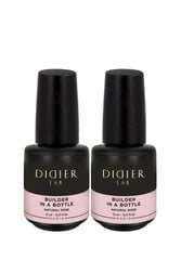 Komplekt Didier Lab Builder Gel pudelis Natural Rose, 2 tk. x 15 ml hind ja info | Küünelakid, küünetugevdajad | kaup24.ee