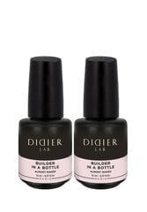 Kit Didier Lab Builder Gel pudelis Almost Naked, 2 tk. x 15 ml hind ja info | Küünelakid, küünetugevdajad | kaup24.ee