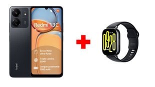 Xiaomi Redmi 13C 8/256GB Midnight Black + Xiaomi Redmi Watch 5 Active Midnight Black цена и информация | Мобильные телефоны | kaup24.ee