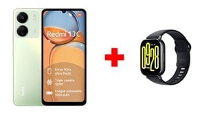 Xiaomi Redmi 13C 8/256GB Clover Green + Xiaomi Redmi Watch 5 Active Midnight Black цена и информация | Мобильные телефоны | kaup24.ee