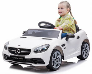 Mercedes Benz SLC300 Cabrio Одноместный электромобиль для детей, белый Sun Baby цена и информация | Электромобили для детей | kaup24.ee