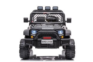 Двухместный электрический джип для детей Geoland BRD-2108 24V 4x4, черный цена и информация | Электромобили для детей | kaup24.ee