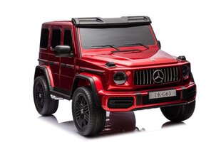 Двухместный электрический джип для детей Mercedes G63 XXL 4x4, 24V, красный цена и информация | Электромобили для детей | kaup24.ee