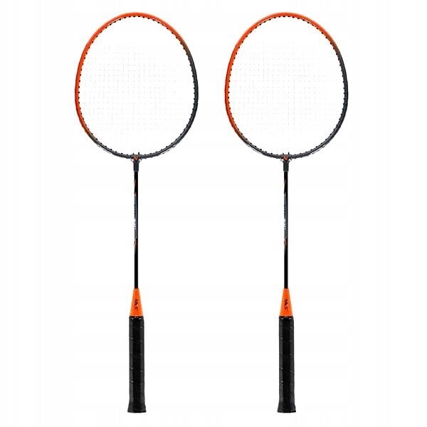 Badmintonikomplekt Nils, 12 tk., must/oranž цена и информация | Sulgpall | kaup24.ee