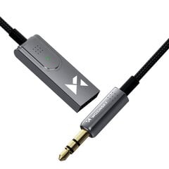 Audioadapter, Wozinsky WTODB1, Bluetooth 5.3 vastuvõtjaga ja AUX miniliitmikuga 3,5 mm ja USB-A liitmikuga. hind ja info | USB jagajad, adapterid | kaup24.ee