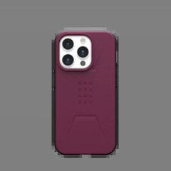 UAG Civilian Magsafe – kaitseümbris iPhone 15 Pro jaoks (Bordeaux) hind ja info | Telefoni kaaned, ümbrised | kaup24.ee