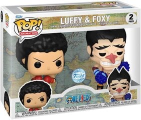 Funko POP! One Piece Luffy & Foxy 2 pack exclusive цена и информация | Атрибутика для игроков | kaup24.ee