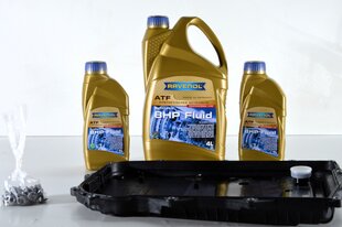 Õlivahetuskomplekt ZF 8HP RAVENOL juhised hind ja info | Käigukasti osad | kaup24.ee