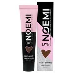 NOEMI Ripsme- ja kulmuvärv Light Brown, 15ml hind ja info | Kulmuvärvid, -pliiatsid | kaup24.ee