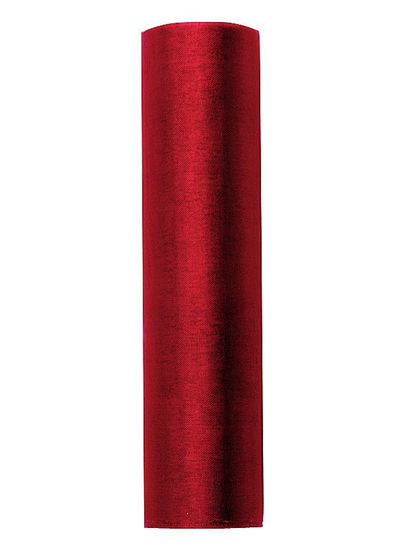 Dekoratiivne materjal pühade kaunistamiseks, punane, 0.16 x 9m (1 tk / 9 m) hind ja info | Peokaunistused | kaup24.ee