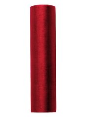 Dekoratiivne materjal pühade kaunistamiseks, punane, 0.16 x 9m (1 karp / 48 tk) (1 tk / 9 m) hind ja info | Peokaunistused | kaup24.ee