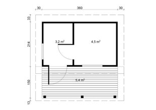 Moderni Pihasauna 12 hind ja info | Kuurid ja aiamajad | kaup24.ee