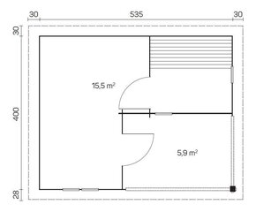 Saunamaja Sami 70 mm hind ja info | Kuurid ja aiamajad | kaup24.ee