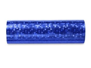 Голографическая декоративная лента, синяя, 3,8м (1 упаковка / 18 шт.) цена и информация | Подарочные упаковки | kaup24.ee