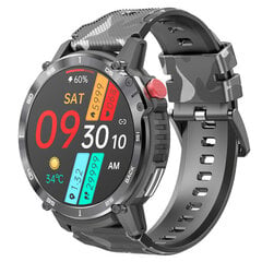 C22 nutikell meeste Bluetooth-kõne, 1,6-tolline HD-ekraan, 4G-mälu, 400 mAh pulss, käevõru, tervislik sport, fitness hind ja info | Nutikellad (smartwatch) | kaup24.ee