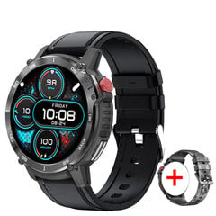 C22 nutikell meeste Bluetooth-kõne, 1,6-tolline HD-ekraan, 4G-mälu, 400 mAh pulss, käevõru, tervislik sport, fitness hind ja info | Nutikellad (smartwatch) | kaup24.ee