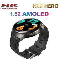 HK8 Hero Смарт-часы ChatGPT AMOLED Мужчины Bluetooth Вызов Компас NFC Сердечный ритм Разделенный экран Ai Голос Мужчины Женщины Смарт-часы цена и информация | Смарт-часы (smartwatch) | kaup24.ee