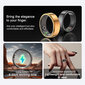 Smart Ring R02 Titanium Steel Shell Multifunktsionaalne meeste naiste Jõusaali jälgija Fitness Ring Tervise jälgimine Sporditegevus цена и информация | Nutikellad (smartwatch) | kaup24.ee