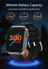 U13 nutikell 2,2-tolline 3D kõverpind, suur ekraan BT helistamine Tervise jälgimine Sport Fitness Tracker Mehed Naiste Nutikell hind ja info | Nutikellad (smartwatch) | kaup24.ee