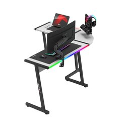 Desk Hero 6.0 RGB White цена и информация | Компьютерные, письменные столы | kaup24.ee