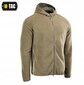 Meeste kapuutsiga dressipluus M-Tac Lite Microfleece Hoodie, Dark Olive цена и информация | Meeste pusad | kaup24.ee