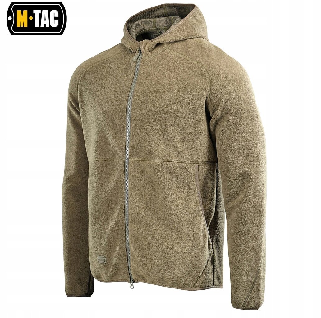 Meeste kapuutsiga dressipluus M-Tac Lite Microfleece Hoodie, Dark Olive цена и информация | Meeste pusad | kaup24.ee