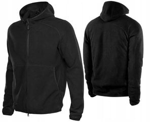 Meeste kapuutsiga dressipluus M-Tac Lite Microfleece Hoodie, Must hind ja info | Meeste pusad | kaup24.ee