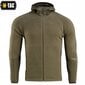 Meeste kapuutsiga dressipluus M-Tac Hoodie Polartec Sport, Dark Olive цена и информация | Meeste pusad | kaup24.ee