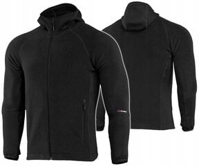 Meeste kapuutsiga dressipluus M-Tac Hoodie Polartec Sport, Must hind ja info | Meeste pusad | kaup24.ee