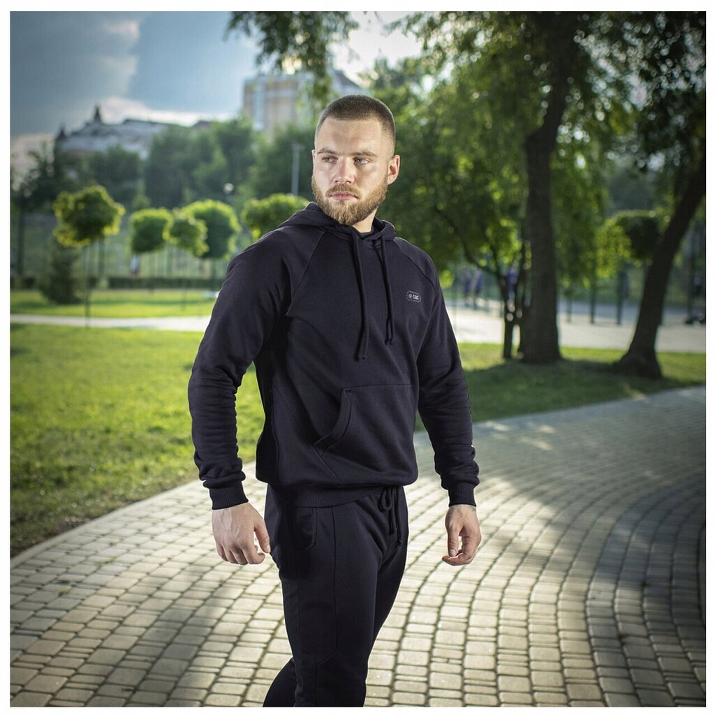 Meeste kapuutsiga dressipluus M-Tac Hoodie Polartec Sport, Dark Navy Blue hind ja info | Meeste pusad | kaup24.ee