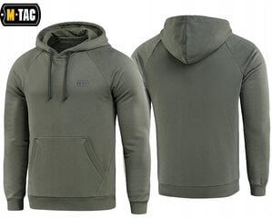 Meeste kapuutsiga dressipluus M-Tac Hoodie Cotton Raglan, Army Olive hind ja info | Meeste pusad | kaup24.ee