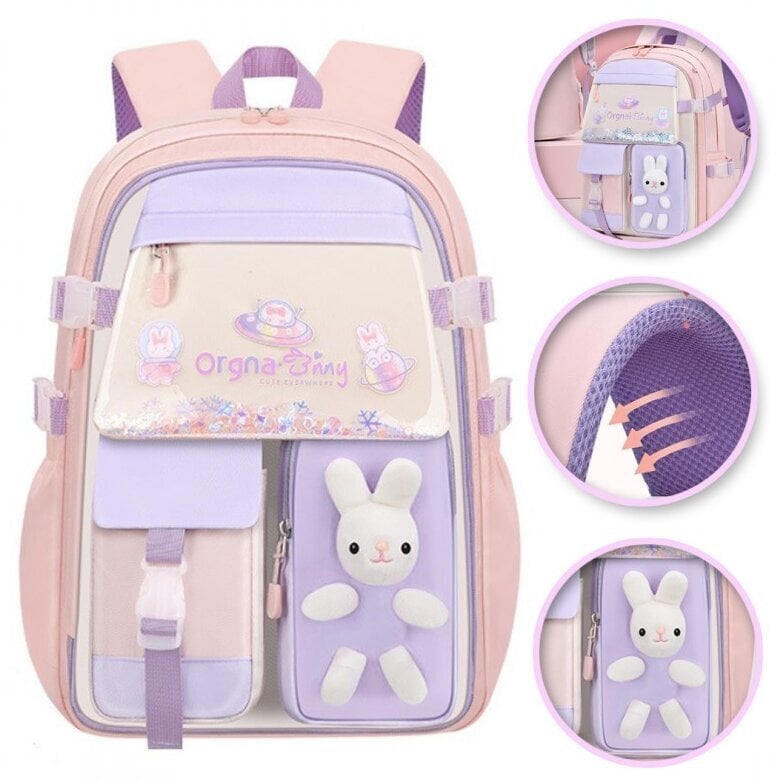 Kooli seljakott Rabbit, 32x17x45cm hind ja info | Koolikotid, sussikotid | kaup24.ee