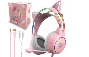 Onikuma X15 PRO, pink kaina ir informacija | Kõrvaklapid | kaup24.ee