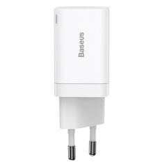 Быстрое зарядное устройство, Baseus, USB-C 30W PD QC Super Si Pro, белый цена и информация | Зарядные устройства Power bank | kaup24.ee