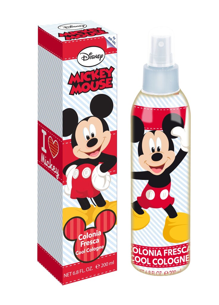 Lõhnastatud kehasprei Disney Mickey Mouse lastele 200 ml цена и информация | Laste ja ema kosmeetika | kaup24.ee