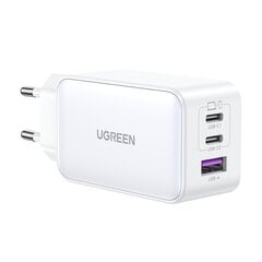 Szybka ładowarka, Ugreen CD2441, GaN 65W USB-A / 2x USB-C, biała цена и информация | Зарядные устройства Power bank | kaup24.ee