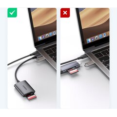 Картридер MicroSD CM4011, TF, USB-C, 5 Гбит/с., серый цена и информация | Аксессуары для компонентов | kaup24.ee