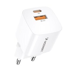 Võrgulaadija, Wozinsky CMWCW1, PD QC 3.0 100-240V 20 W., USB-C., värv. hind ja info | Akupangad | kaup24.ee