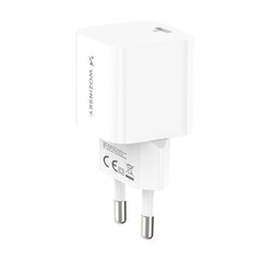 Võrgulaadija, Wozinsky CMWCS1, 100-240 V, PD, USB-C, 20 W., valge hind ja info | Akupangad | kaup24.ee