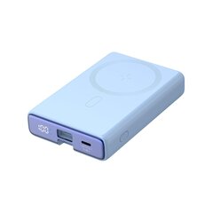 Магнитный аккумулятор, Joyroom JR-PBM011, 10000 мАч., 20 Вт, с подставкой и кабелем Lightning USB-C, teal цена и информация | Зарядные устройства Power bank | kaup24.ee